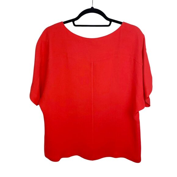 LAFAYETTE 148 Short Sleeve Silk Top - Picture 2 of 7